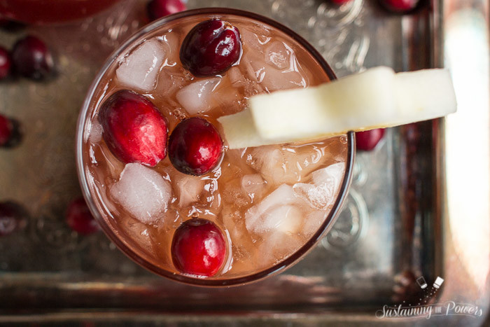 Cranberry Apple Sweet Tea is perfect to have on hand for your holiday entertaining!