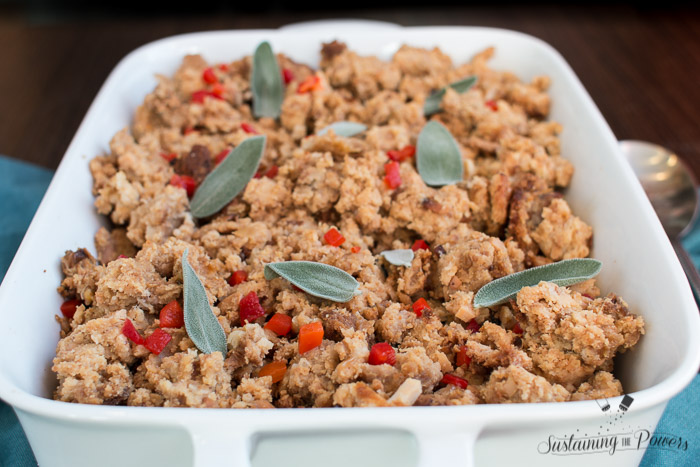 This sage cornbread dressing recipe has been passed down for 4 generations, so you know it's good! It's been adapted for the slow cooker to save precious oven space on Thanksgiving day! Genius!