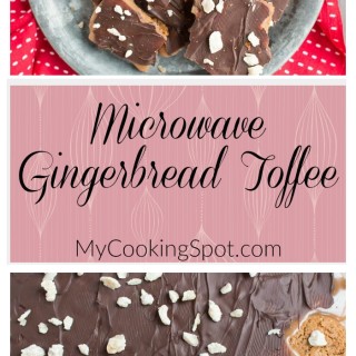 Microwave Gingerbread Toffee, A Reader Survey + Meal Plan Monday Week 50