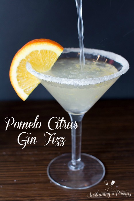 I've never hear of a Pomelo before, but I so want to try this Pomelo Citrus Gin Fizz! 