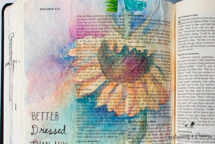 Bible Journaling - Your Love Is Strong -Sustaining the Powers-1