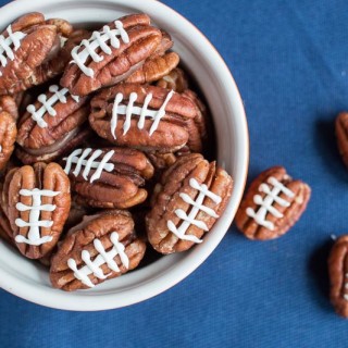 5 Minute Chocolate Pecan Footballs