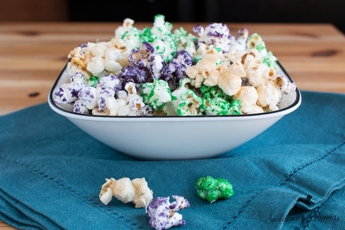 Quick and Delicious! This rainbow kettle corn is great for dressing up any party. 