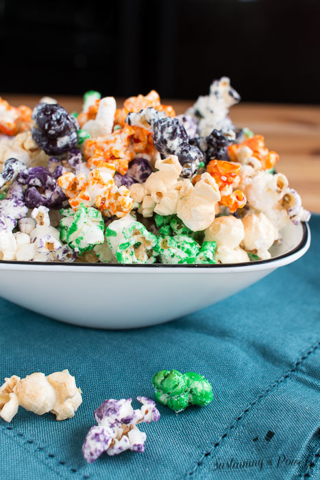 Quick and Delicious! This rainbow kettle corn is great for dressing up any party. 