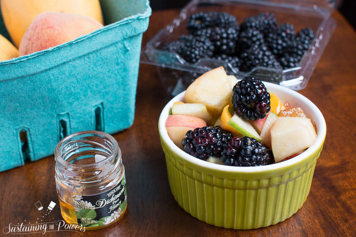 This is the best fruit salad I have ever eaten! Honey Lime Fruit Salad