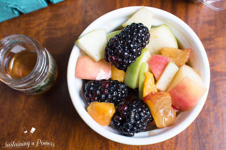 This is the best fruit salad I have ever eaten! Honey Lime Fruit Salad