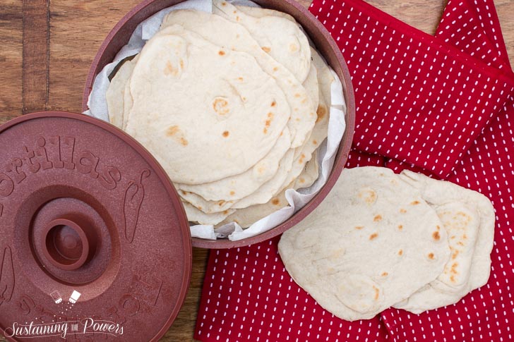 Traditional Homemade Flour Tortillas - so much better than store bought!