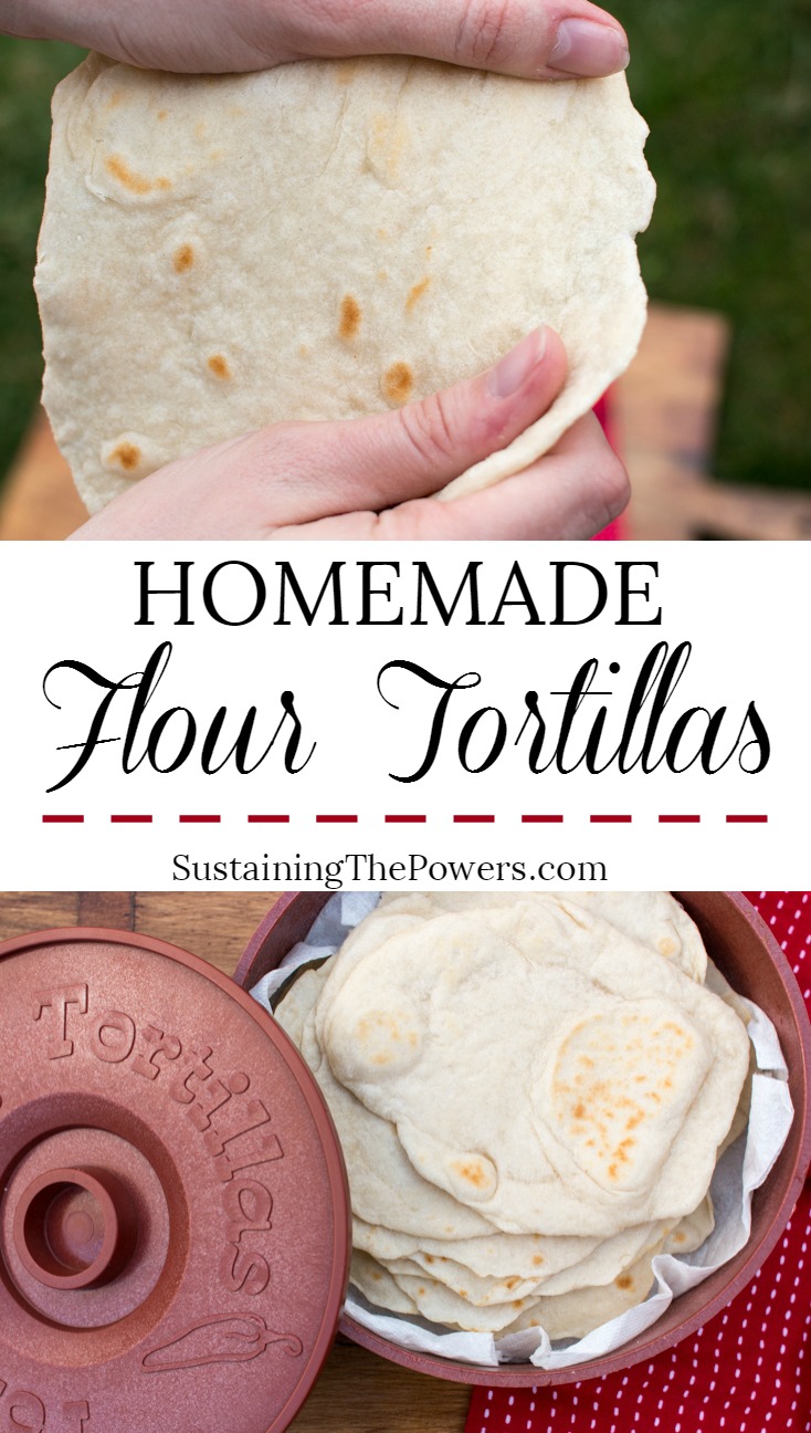 Traditional Homemade Flour Tortillas - so much better than store bought!