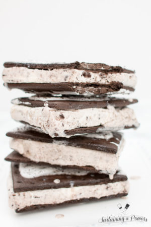 Cookies n' Cream Pop-Tart Ice Cream Sandwiches - Sustaining the Powers