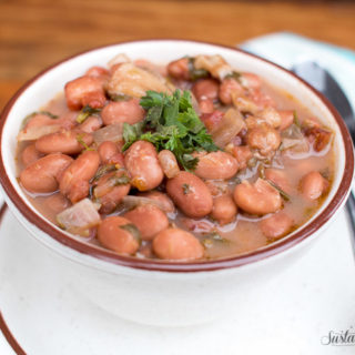 Slow Cooker Charro/Borracho Beans (Frijoles Charros y Borrachos)