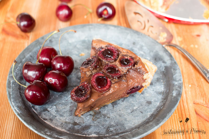 Nutella Cherry Tart from Cake n' Knife