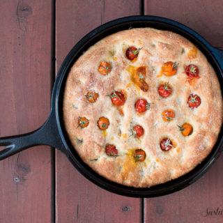 I love making my own focaccia! This Cherry Tomato Focaccia looks so yummy.