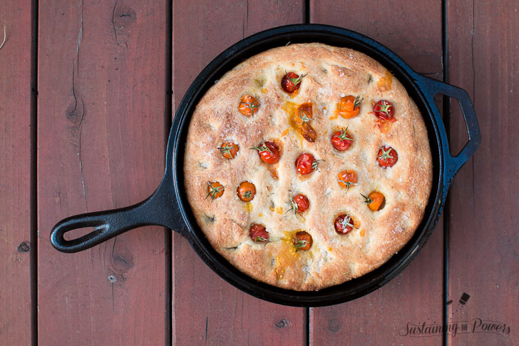 I love making my own focaccia! This Cherry Tomato Focaccia looks so yummy. 