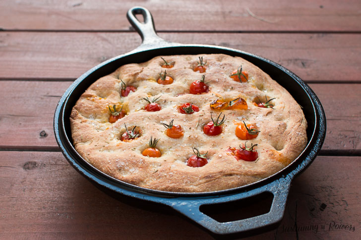 I love making my own focaccia! This Cherry Tomato Focaccia looks so yummy. 