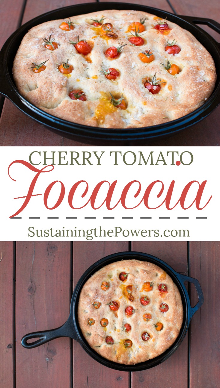 I love making my own focaccia! This Cherry Tomato Focaccia looks so yummy. 