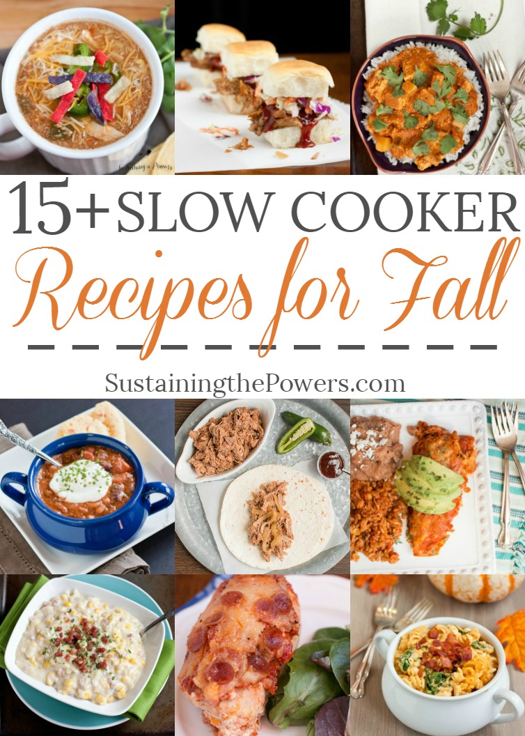 15+ Slow Cooker Recipes to Welcome Fall | As soon as Fall rolls around, I start longing for hearty meals cooked all day in my Crockpot. This is a round up of all my most popular slow cooker recipes! Click through now to check them out!