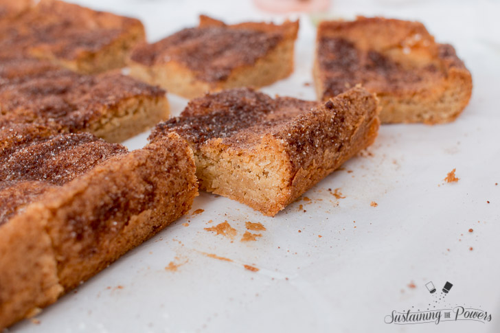 How to Make Pumpkin Spice Snickerdoodle Cookie Bars | These cookie bars take the best of your favorite snickerdoodle cookies and add pumpkin spice! They end up as chewy and soft cookies, and are already the most requested recipe in our house! Click through to learn how to make your own this Fall! 