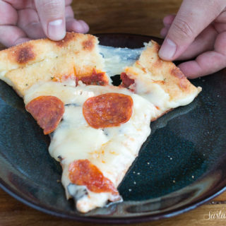 How To Make Low-Carb Stuffed Crust Pizza | The best part about the keto diet is all the cheese! So I took this crust made from cheese and stuffed some more cheese inside. Nobody will know it's low carb!