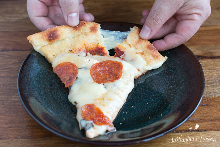 How To Make Low-Carb Stuffed Crust Pizza | The best part about the keto diet is all the cheese! So I took this crust made from cheese and stuffed some more cheese inside. Nobody will know it's low carb! 